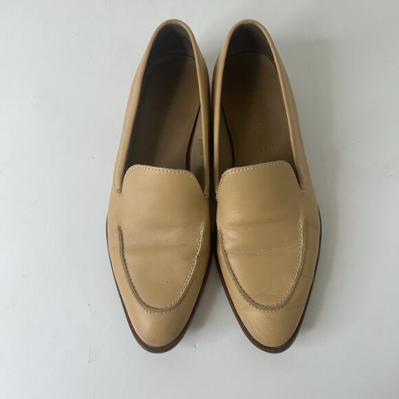 Everlane The Modern Loafer 6.5 Tan Pointy Toe Slip on Flats Made in Italy - Picture 3 of 11
